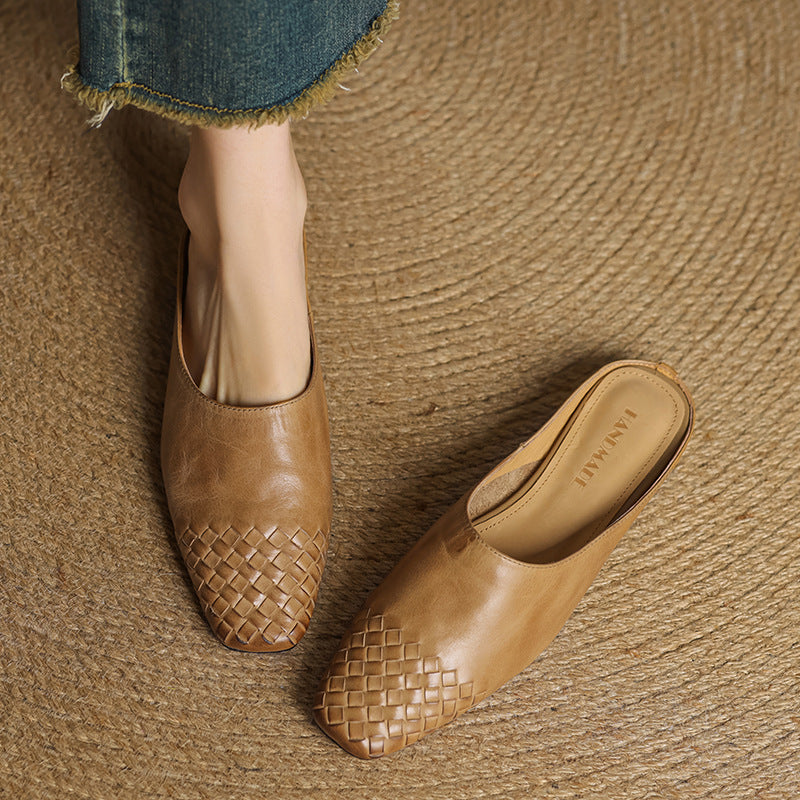 Anna-Berg | Mules + Genuine Leather