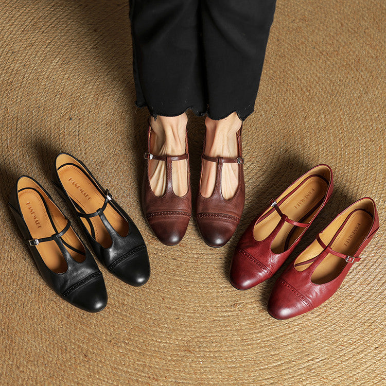Anna-Berg | Genuine Leather Flats