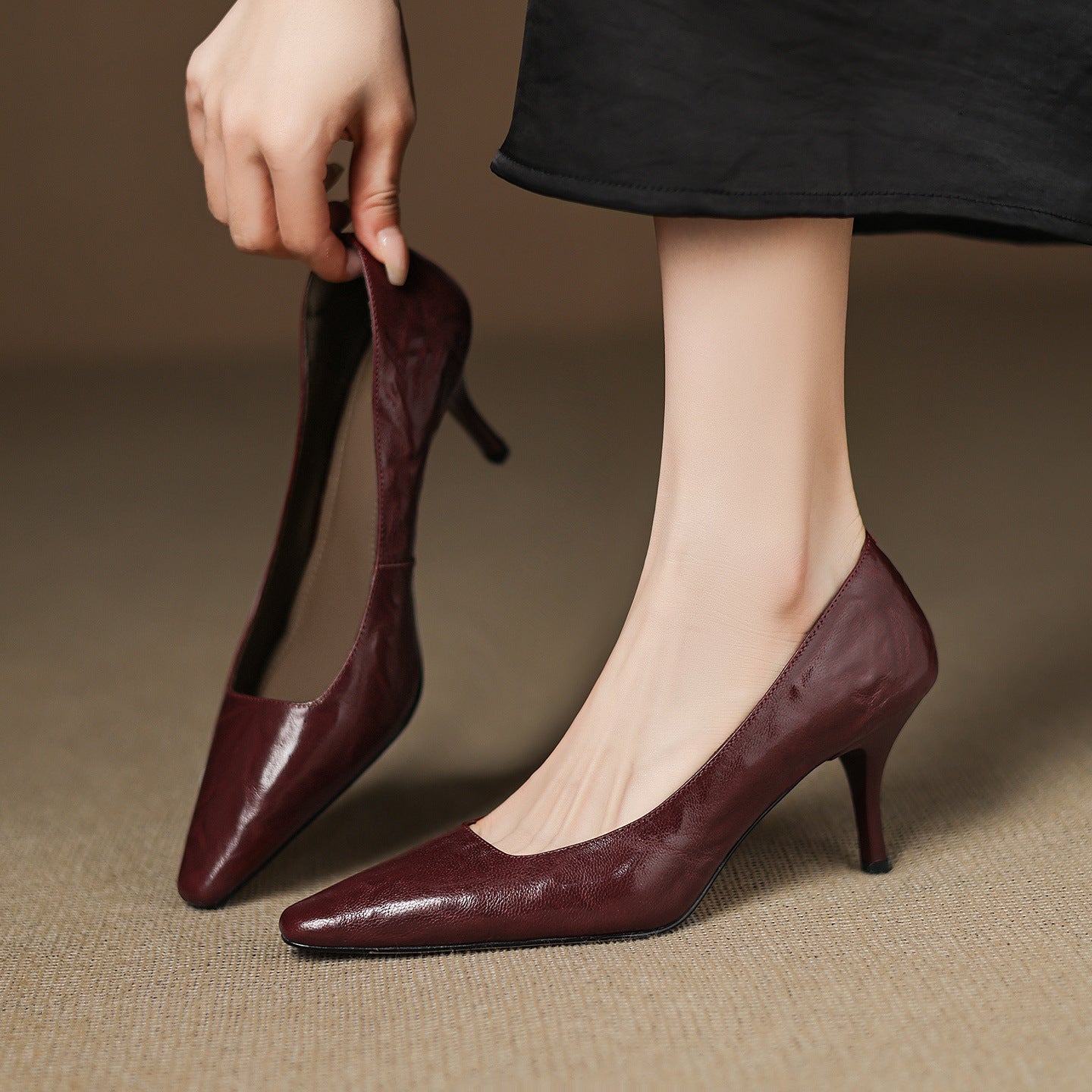 Anna-Berg | Genuine Leather Heels