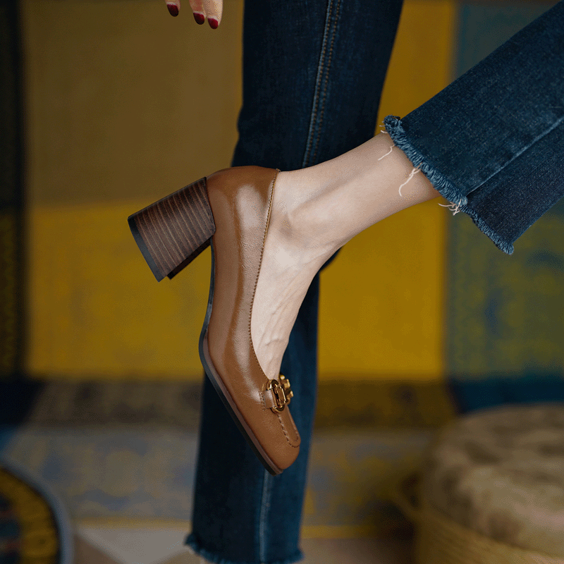 Anna-Berg | Genuine Leather Heels