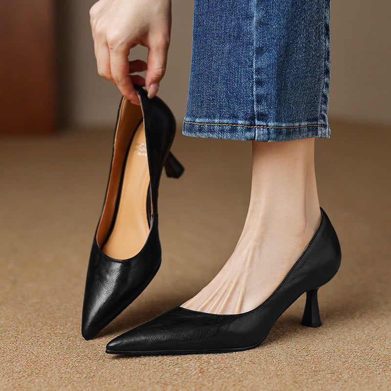 Anna-Berg | Genuine Leather Heels