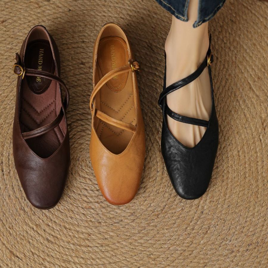 Anna-Berg | Genuine Leather Flats