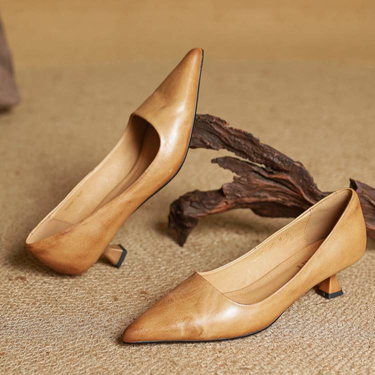 Anna-Berg | Genuine Leather Heels