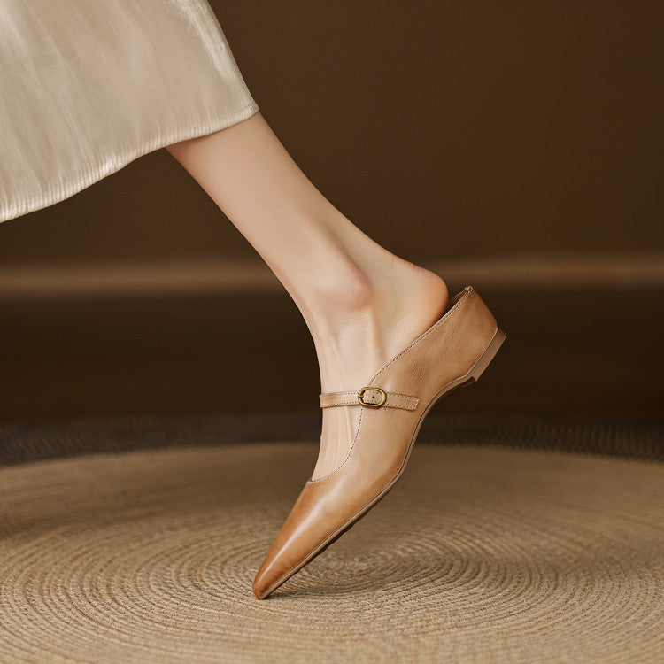 Anna-Berg | Genuine Leather Mules