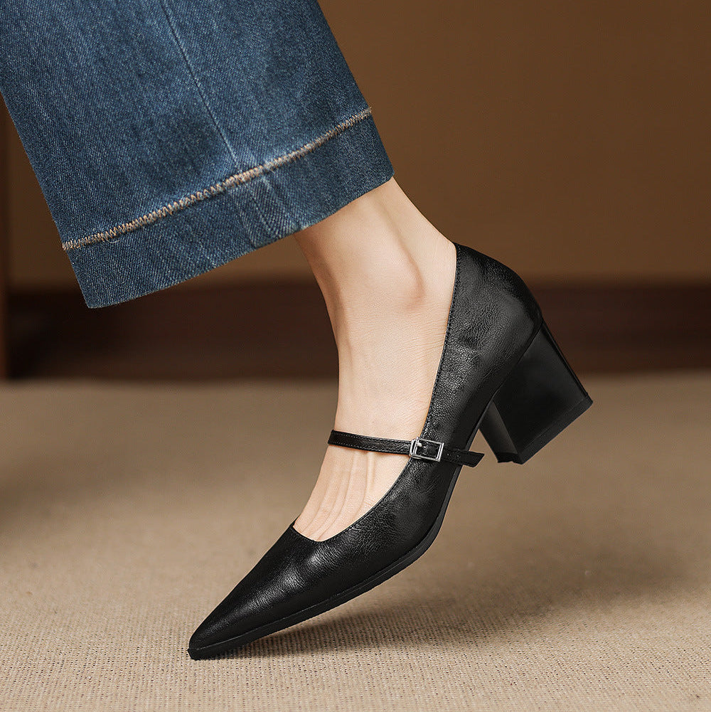 Anna-Berg | Genuine Leather Heels
