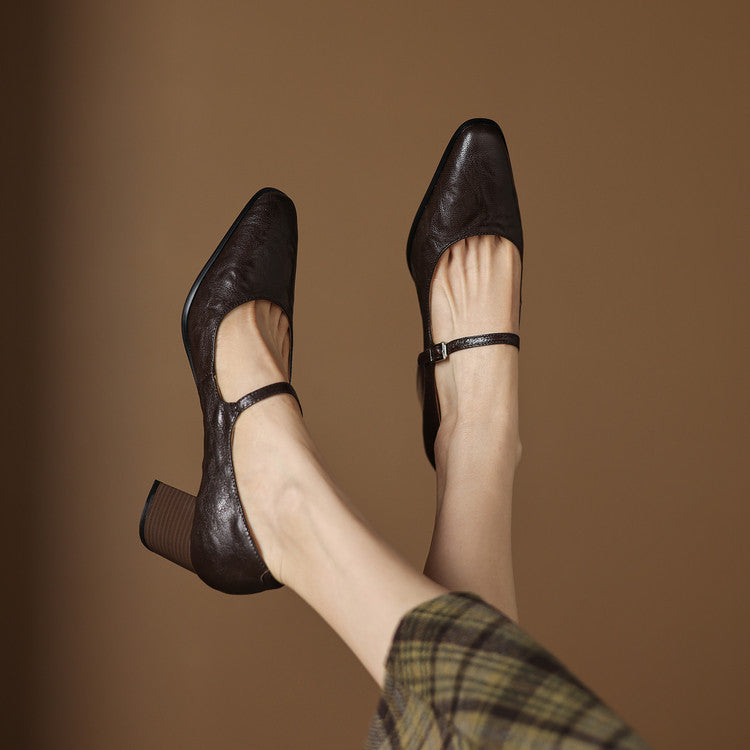 Anna-Berg | Genuine Leather Heels