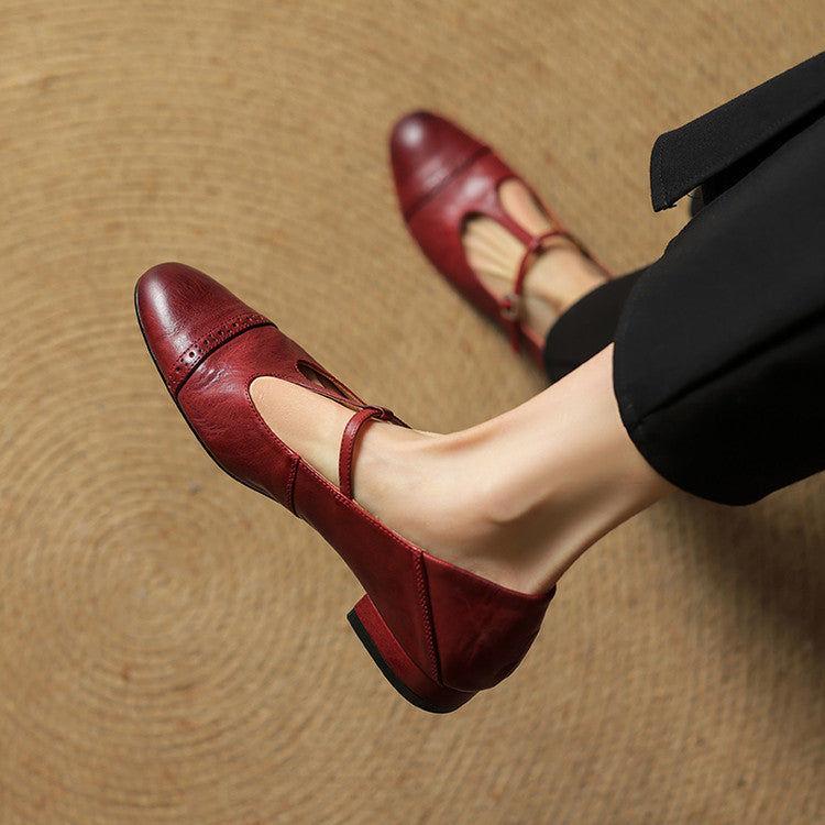 Anna-Berg | Genuine Leather Flats