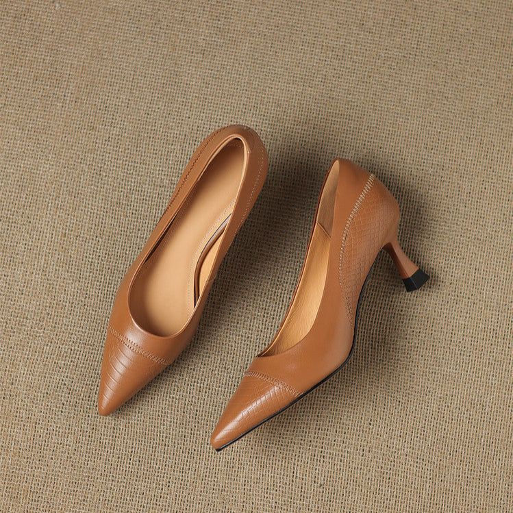 Anna-Berg | Genuine Leather Heels