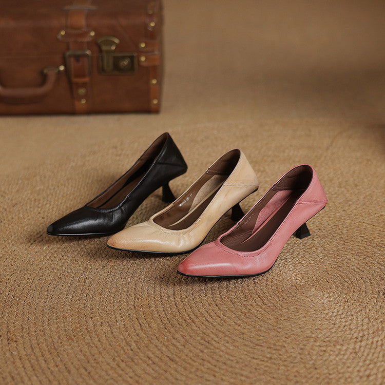 Anna-Berg | Leather Heels