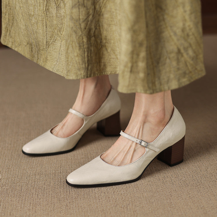 Anna-Berg | Genuine Leather Heels