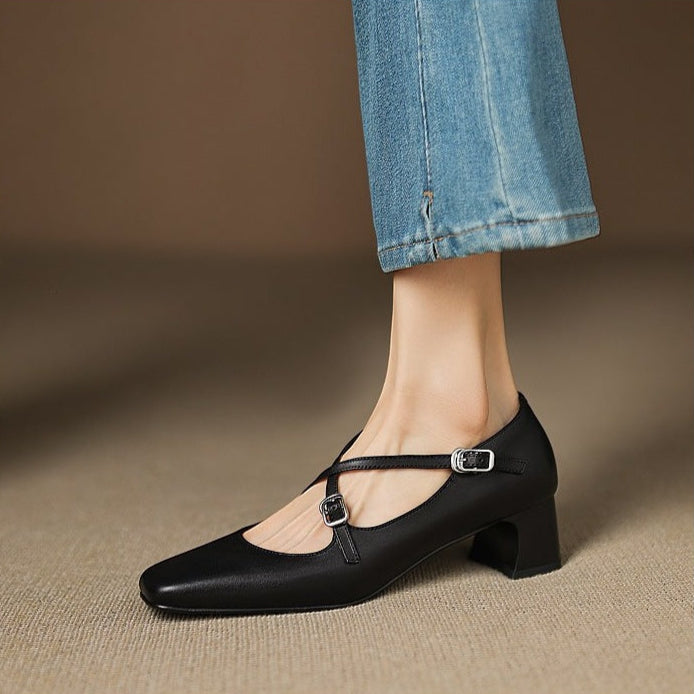 Anna-Berg | Genuine Leather Heels