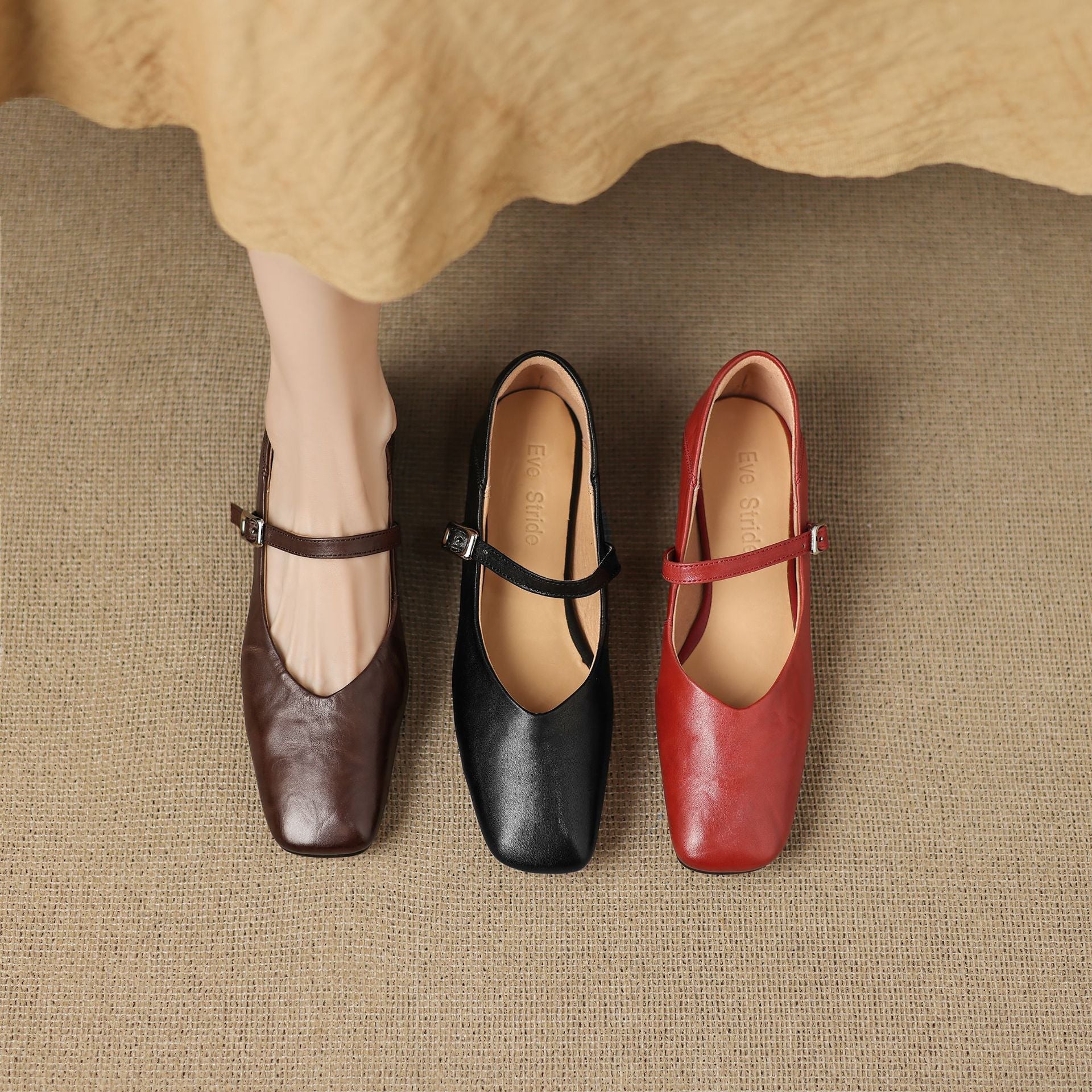 Anna-Berg | Genuine Leather Flats