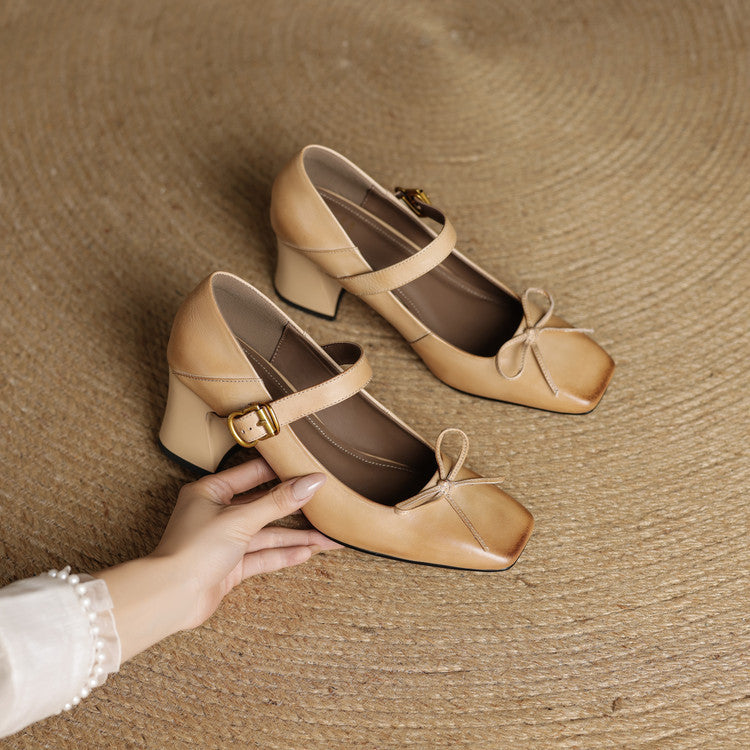 Anna-Berg | Genuine Leather Heels