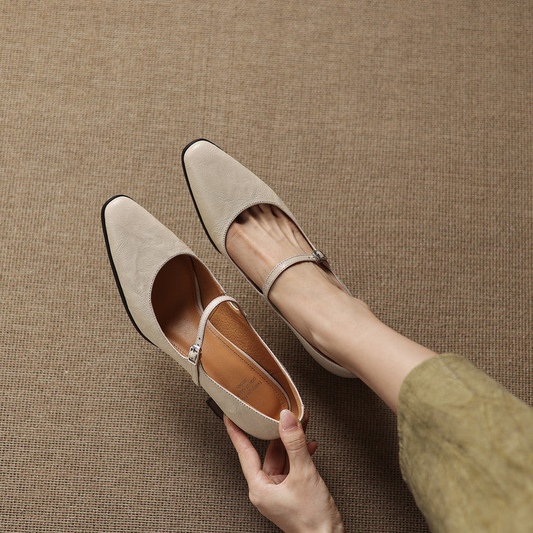 Anna-Berg | Genuine Leather Heels