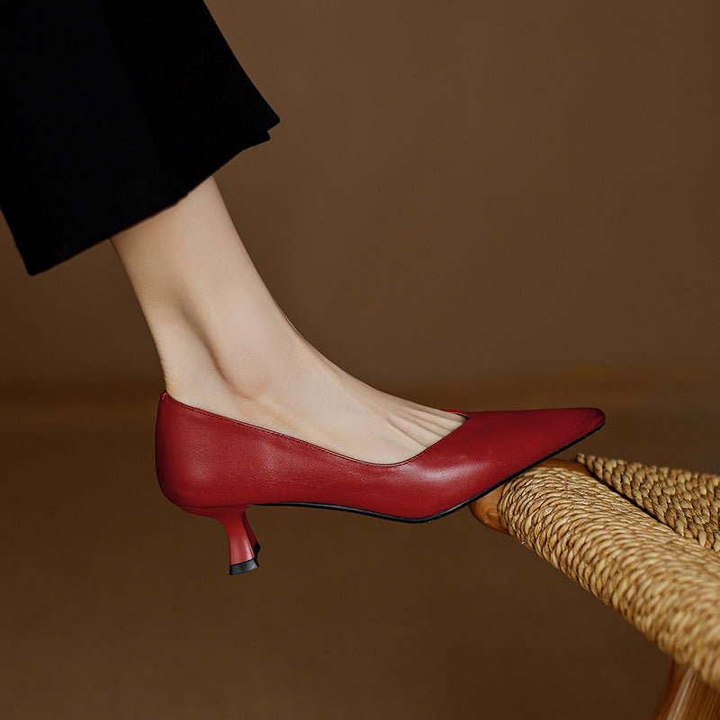 Anna-Berg | Genuine Leather Heels
