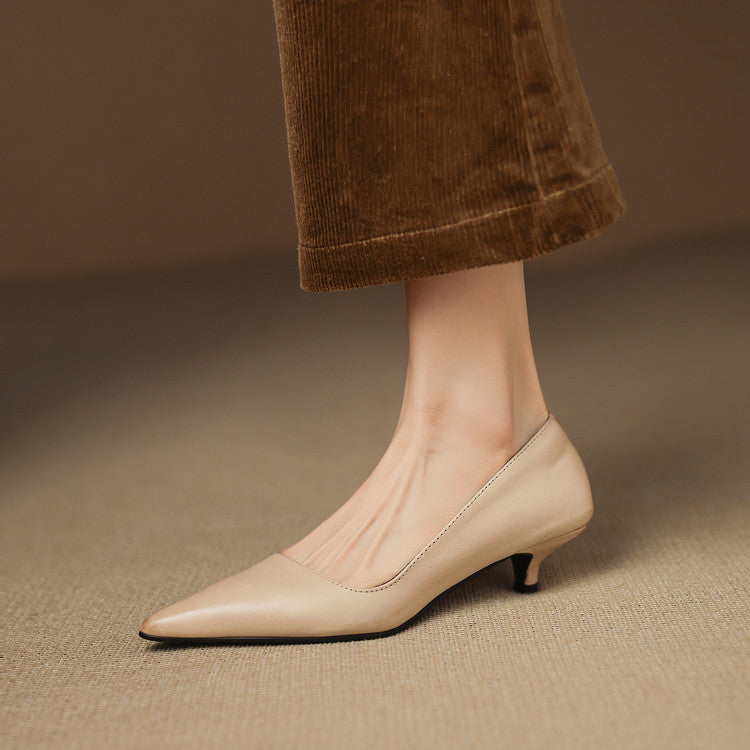 Anna-Berg | Leather Heels