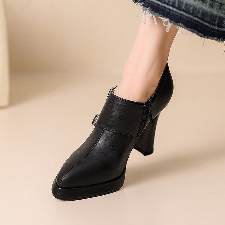 Anna-Berg | Genuine Leather Heels