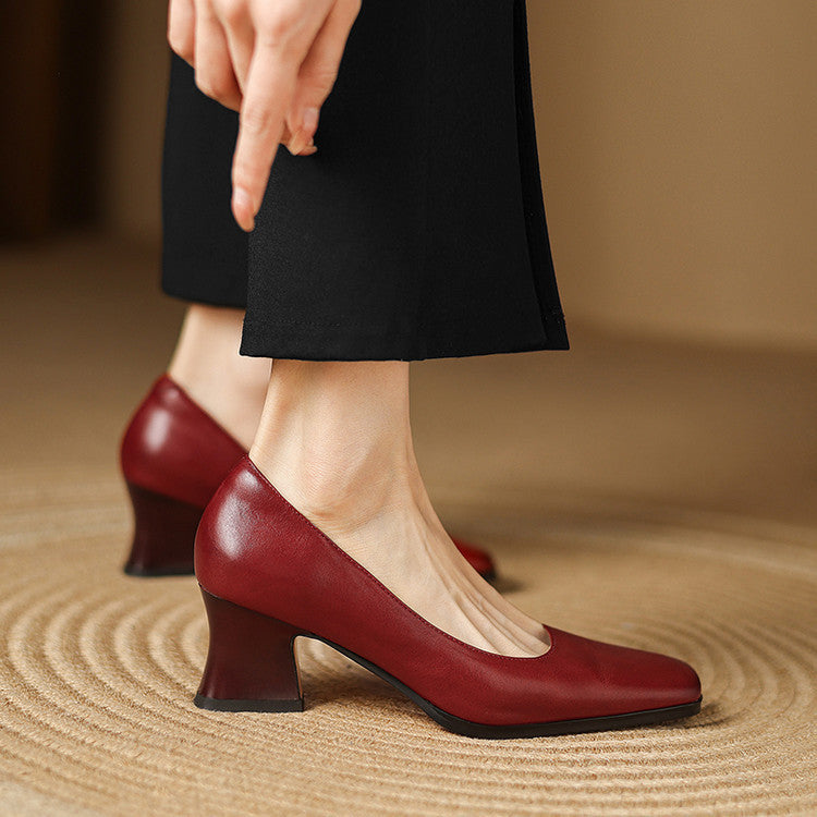 Anna-Berg | Genuine Leather Heels