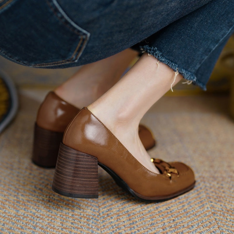 Anna-Berg | Genuine Leather Heels