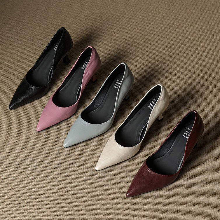 Anna-Berg | Genuine Leather Heels