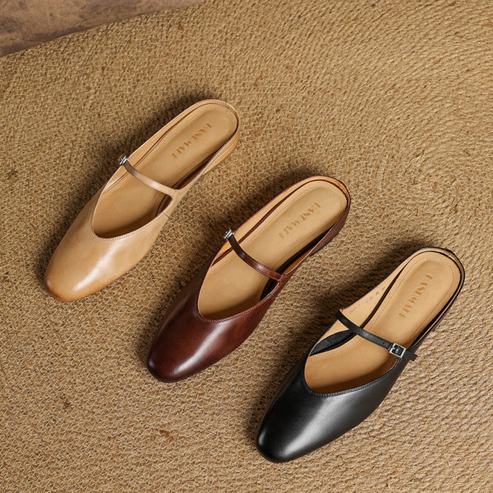 Anna-Berg | Genuine Leather Mules