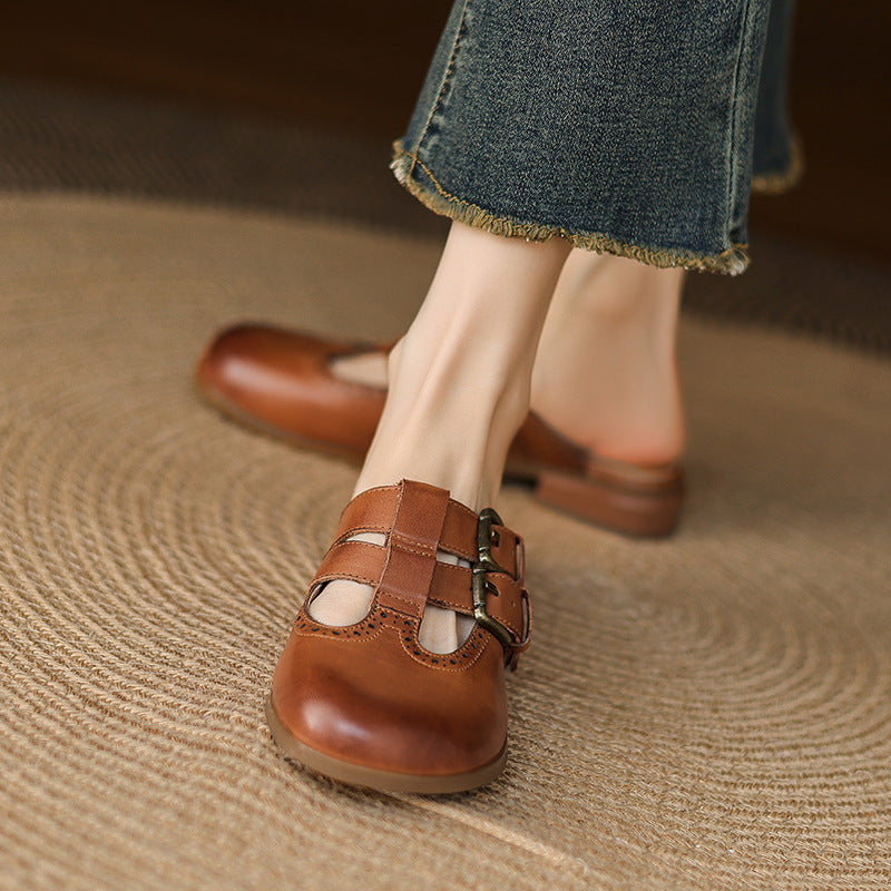 Anna-Berg | Leather Mules