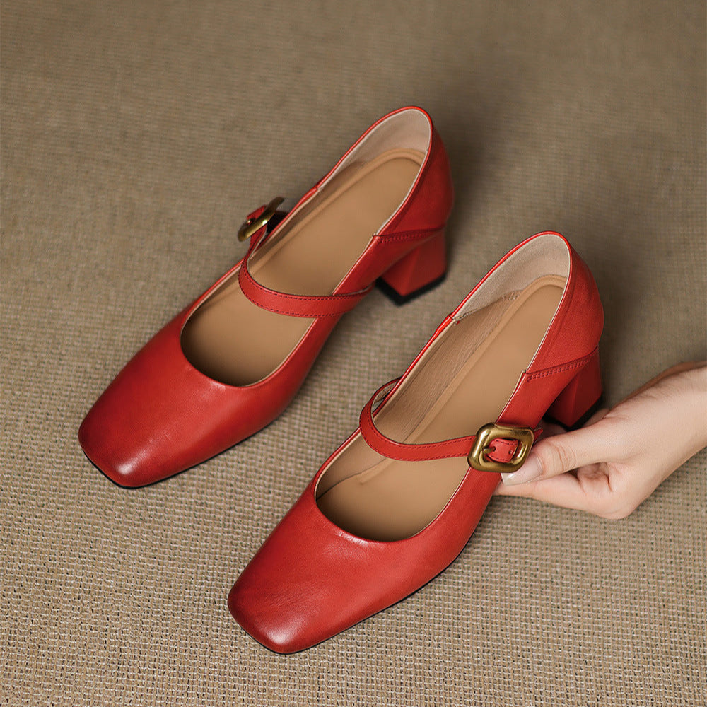 Anna-Berg | Genuine Leather Heels