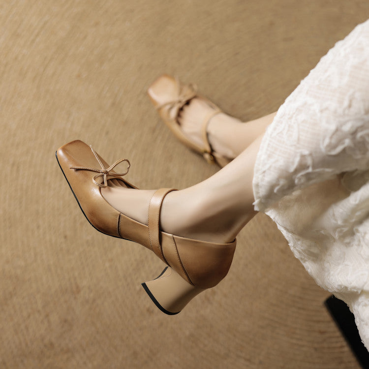 Anna-Berg | Genuine Leather Heels