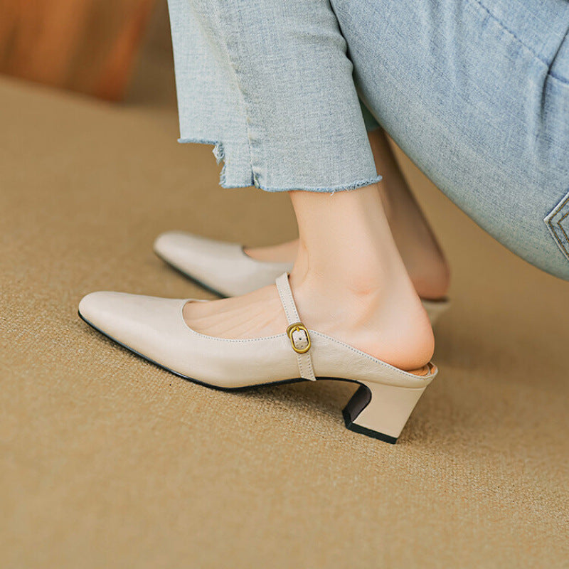 Anna-Berg | Genuine Leather Mules