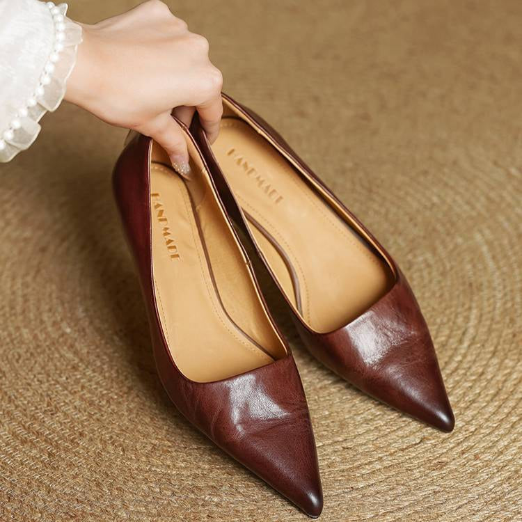 Anna-Berg | Genuine Leather Heels