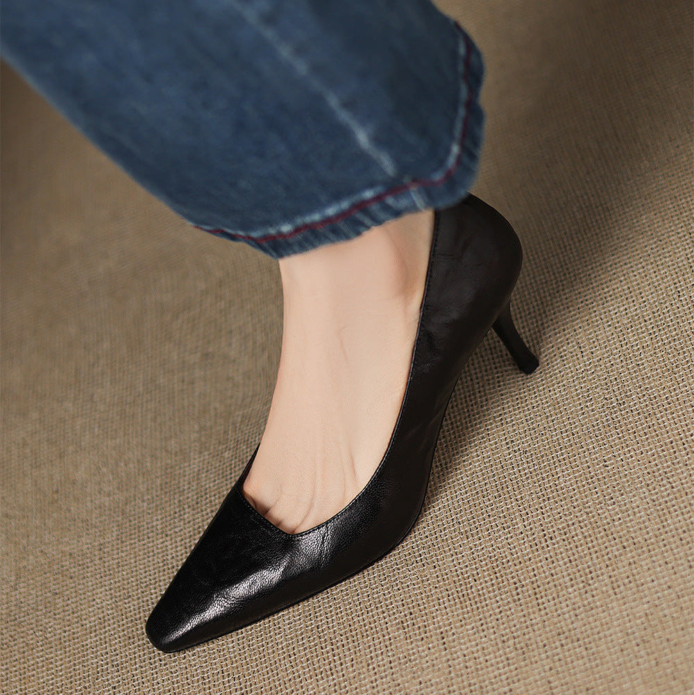 Anna-Berg | Genuine Leather Heels