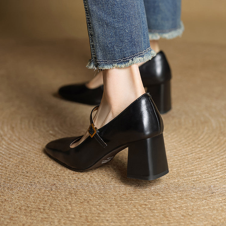 Anna-Berg | Genuine Leather Heels
