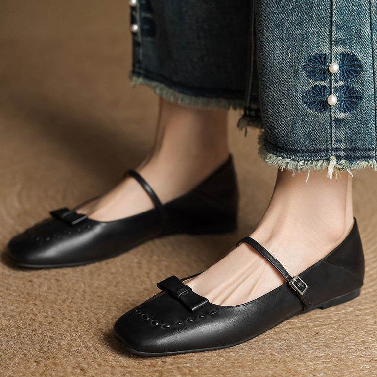 Anna-Berg | Genuine Leather Flats
