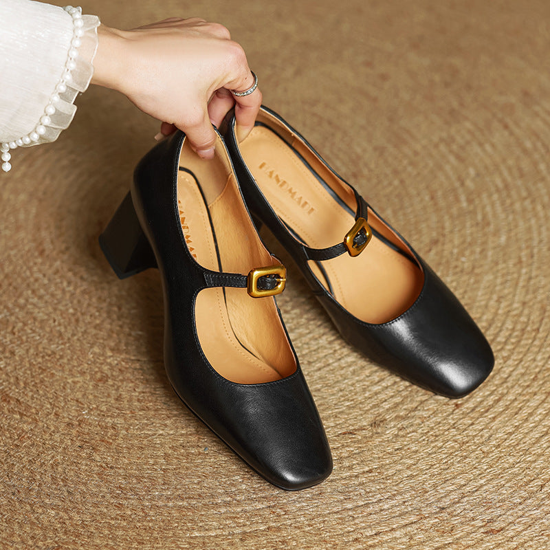 Anna-Berg | Genuine Leather Heels
