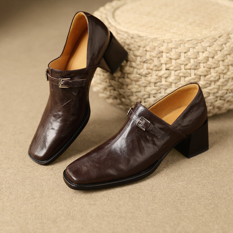 Anna-Berg | Genuine Leather Heels