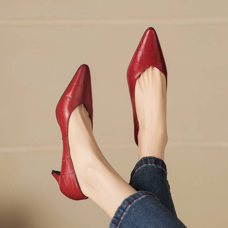 Anna-Berg | Genuine Leather Heels