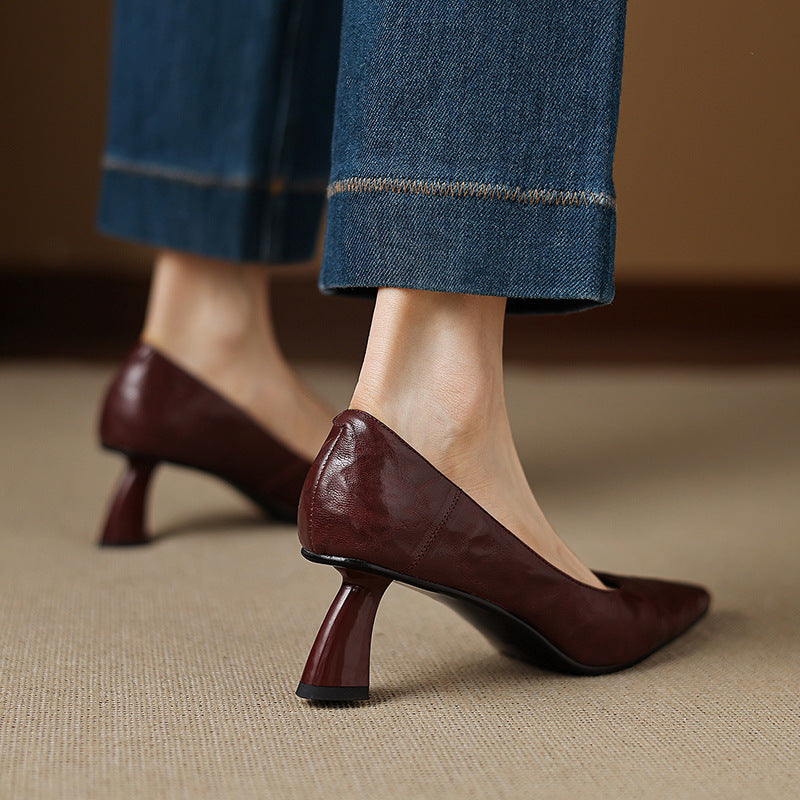 Anna-Berg | Genuine Leather Heels