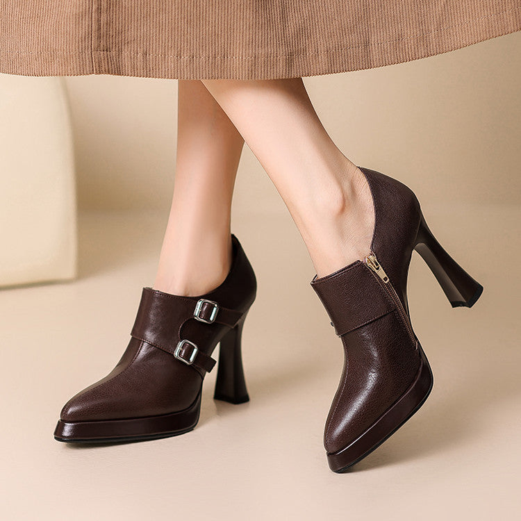 Anna-Berg | Genuine Leather Heels