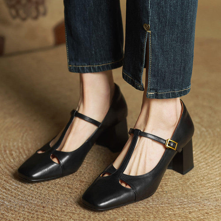 Anna-Berg | Genuine Leather Heels