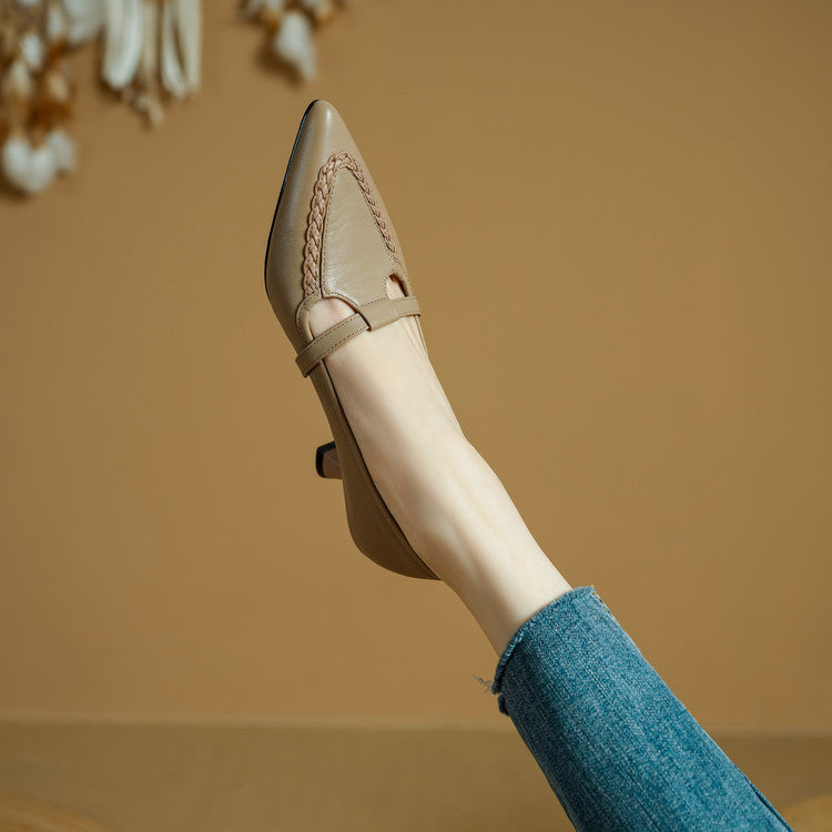 Anna-Berg | Genuine Leather Heels