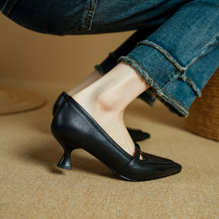 Anna-Berg | Genuine Leather Heels