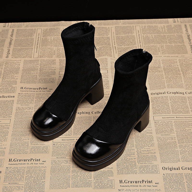 Anna-Berg | Leather Ankle Boots