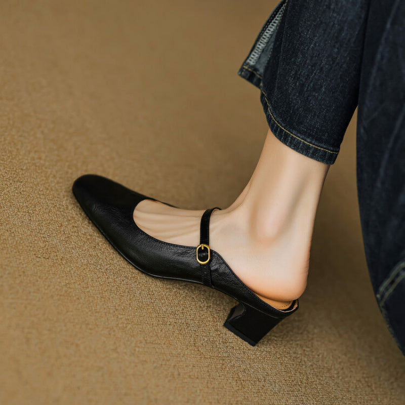 Anna-Berg | Genuine Leather Mules