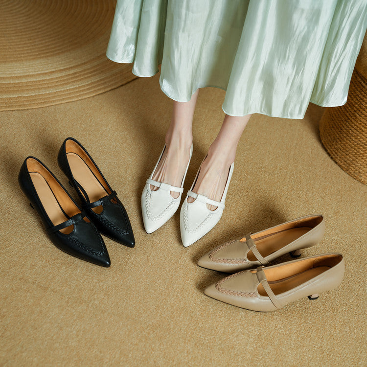 Anna-Berg | Genuine Leather Heels