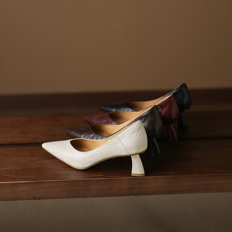 Anna-Berg | Genuine Leather Heels