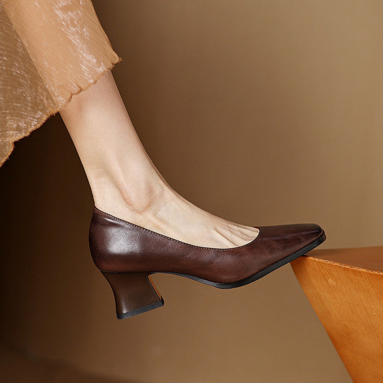 Anna-Berg | Genuine Leather Heels