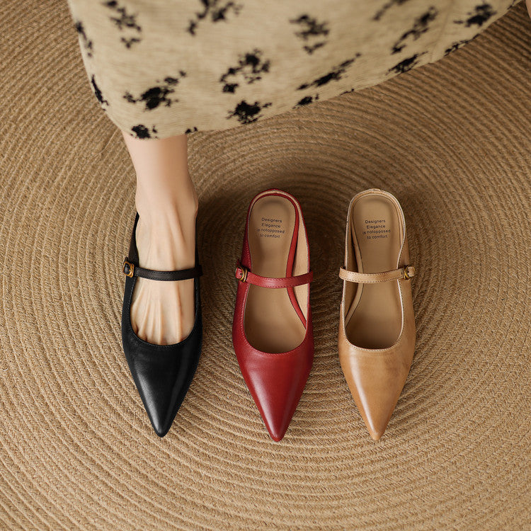 Anna-Berg | Genuine Leather Mules