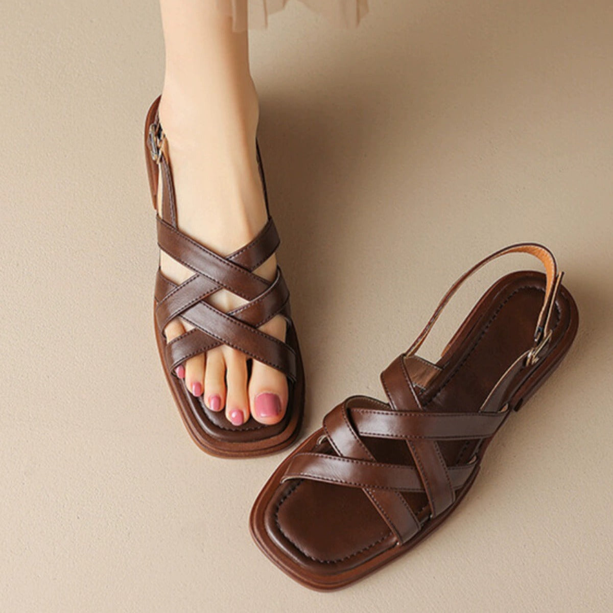 Anna-Berg | Leather Sandals