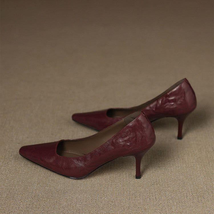 Anna-Berg | Genuine Leather Heels
