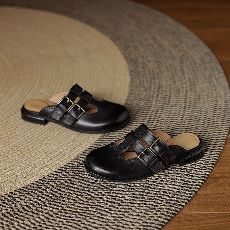 Anna-Berg | Leather Mules